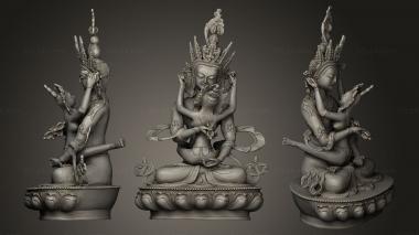 Indian sculptures Saraswati 3d model